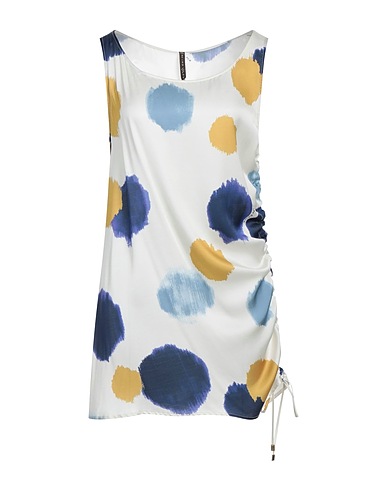 MANILA GRACE Short dress White 100% Viscose