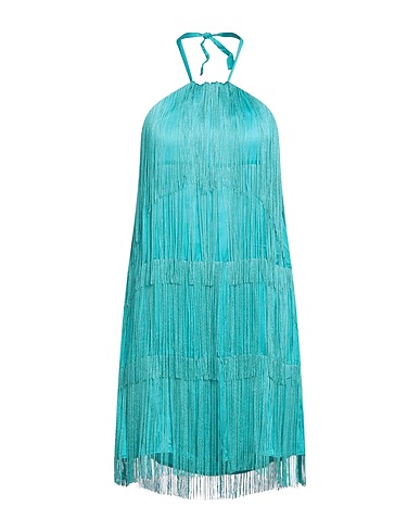 KAOS JEANS Short dress Turquoise 100% Viscose