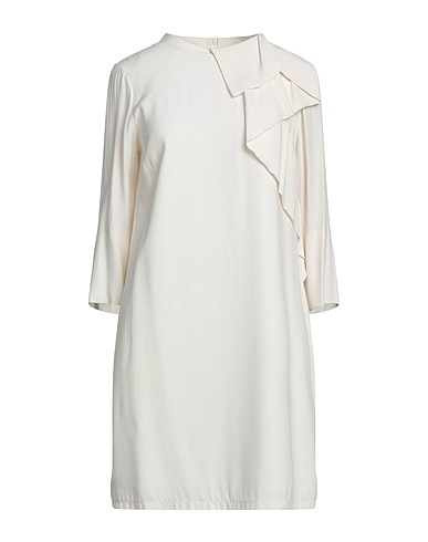 ALLYNIL Vestito corto Bianco 100% Viscosa