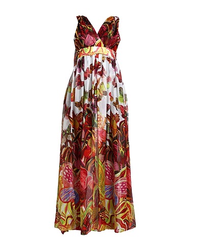 CO.GO Long dress White 100% Silk