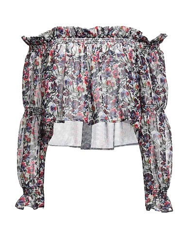 GAëLLE Paris Off-the-shoulder top Purple 100% Polyester