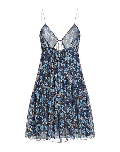 DSQUARED2 Vestito corto Blu notte 100% Seta