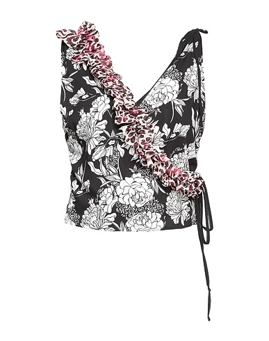GAëLLE Paris Top Black 100% Polyester, Viscose