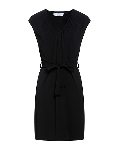 KAOS Vestito corto Nero 75% Acetato, 18% Poliammide, 7% Elastan