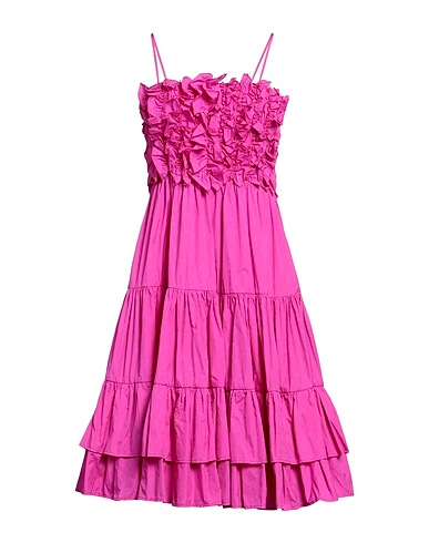 MSGM Midi dress Fuchsia 100% Polyester