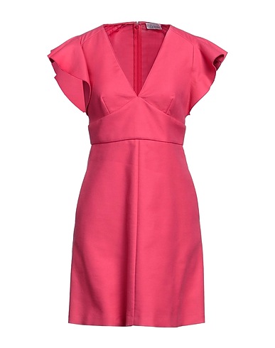 REDValentino Kurzes Kleid Fuchsia 81% Baumwolle, 17% Polyamid, 2% Elastan