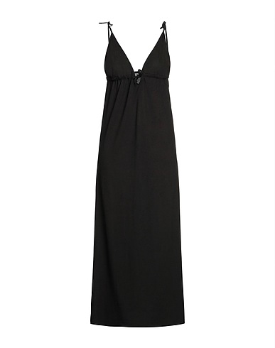 POOLDAY Paris Vestito midi Nero 60% Cotone, 40% Lino