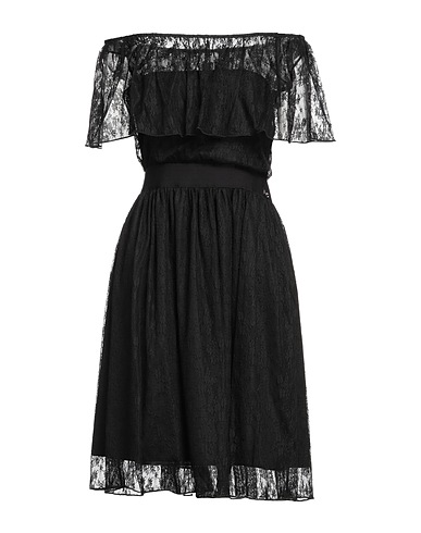 BLUGIRL Vestito midi Nero 100% Poliammide