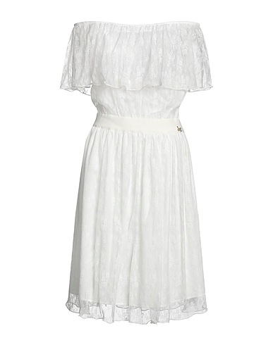 BLUGIRL Midi dress White 100% Polyamide
