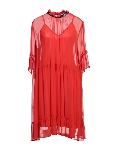 PATRIZIA PEPE Short dress Red 100% Viscose, Polyurethane
