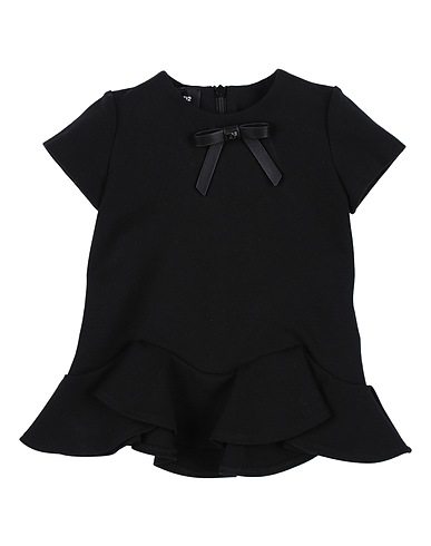 DSQUARED2 Vestido para bebé  Black 70% Rayon, 25% Polyamide, 5% Elastane