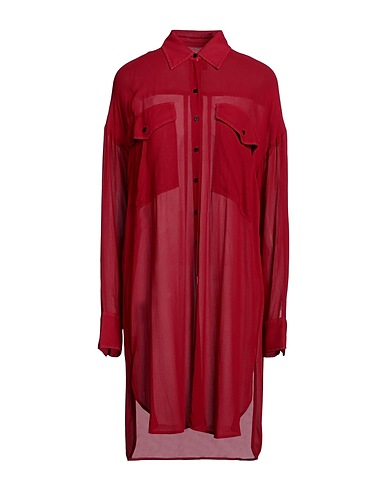 FISICO Midi dress Burgundy 100% Viscose