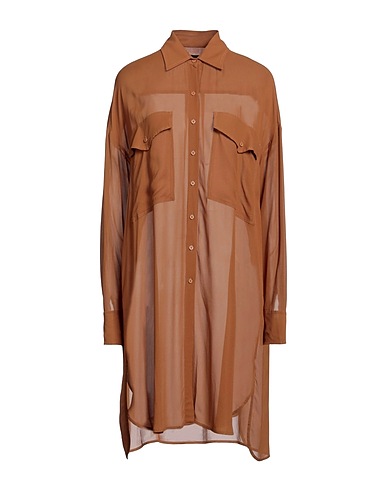 FISICO Midi dress Tan 100% Viscose