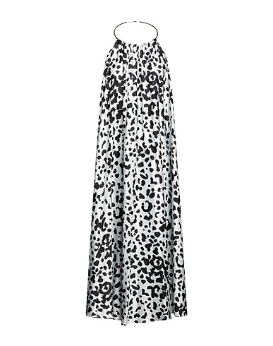AINEA Long dress White 97% Viscose, 3% Elastane