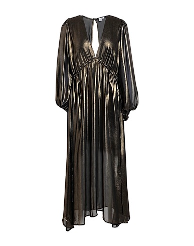 TOPSHOP Midi dress Bronze 100% Polyester
