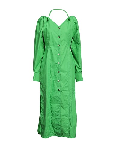 NANUSHKA Robe chemise Vert 100% Coton