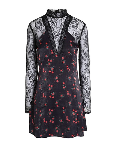 TOPSHOP Short dress Black 100% Polyester