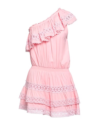 MELISSA ODABASH Vestito corto Rosa 100% Viscosa