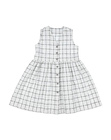 @MADILLY Babykleid Weiß 45% Baumwolle, 20% Polyester, 15% Viskose, 15% Polyamid, 5% Andere Fasern