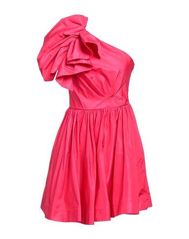PINKO One-shoulder dress Fuchsia 100% Polyester