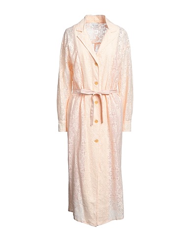 FORTE_FORTE Midi dress Blush 78% Cotton, 22% Polyamide