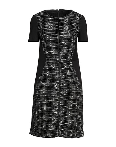 KARL LAGERFELD Short dress Black 55% Acrylic, 30% Polyester, 10% Wool, 5% Other Fibres, Synthetic fibers