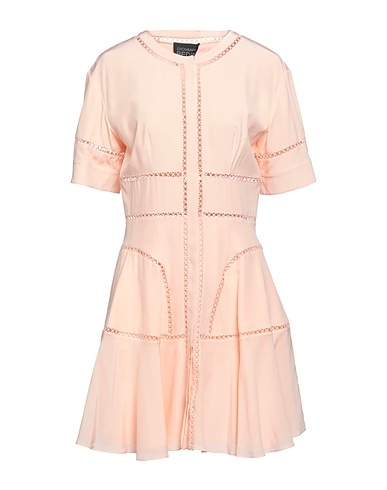 GIOVANNI BEDIN Shirt dress Light pink 100% Silk, Polyester