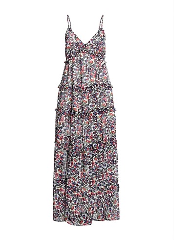 GAëLLE Paris Long dress Midnight blue 100% Polyester