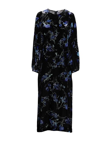 DOROTHEE SCHUMACHER Midi dress Black 75% Viscose, 25% Silk