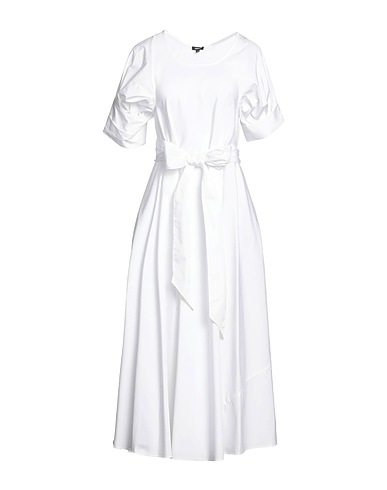 ASPESI Midi dress White 100% Cotton