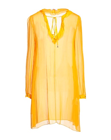 PATRIZIA PEPE Short dress Apricot 100% Viscose