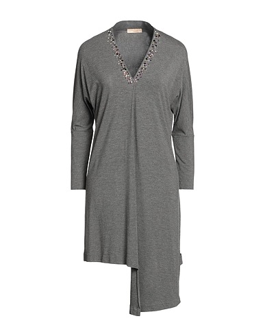 MARANI JEANS Short dress Grey 94% Viscose, 6% Elastane