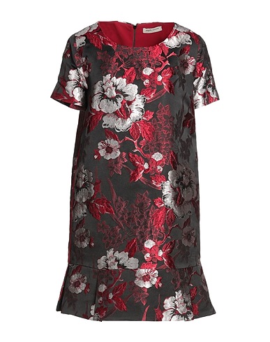 ANGELO MARANI Short dress Red 75% Acetate, 25% Elastane