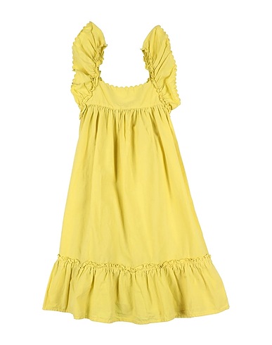 BONTON Vestito Giallo 100% Cotone