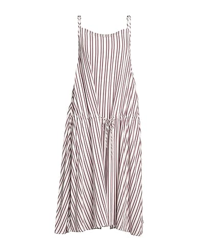 BLAUER. Midi dress Dark brown 100% Viscose
