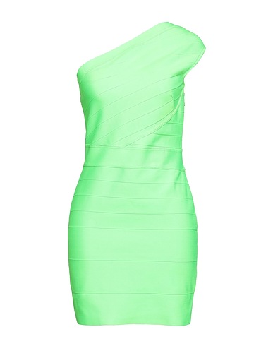 NO SECRETS Short dress Lime green 90% Polyester, 10% Elastane