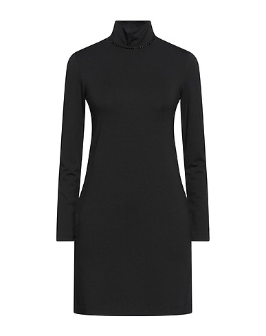 MARANI JEANS Robe courte Noir 92% Viscose, 8% Élasthanne