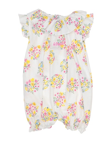 LE BEBÉ Baby jumpsuit  White 100% Cotton