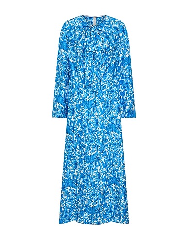 VALENTINO GARAVANI Midi dress BLU 100% Silk