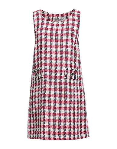 SHIRTAPORTER Kurzes Kleid Purpur 65% Baumwolle, 30% Polyester, 5% Andere Fasern