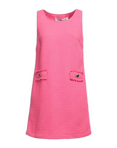 SHIRTAPORTER Vestito corto Fucsia 65% Cotone, 30% Poliestere, 5% Altre Fibre