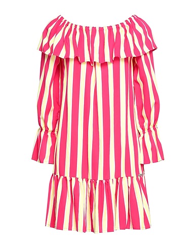 GAëLLE Paris Short dress Fuchsia 71% Viscose, 18% Polyester, 11% Nylon