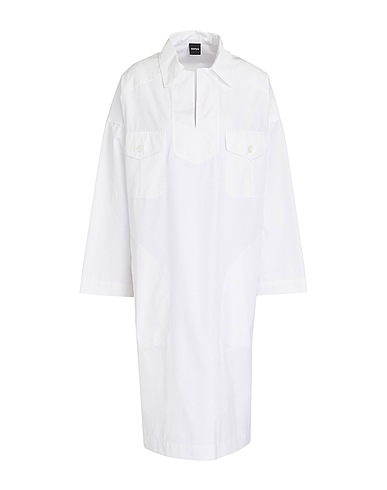 ASPESI Midi dress White 100% Cotton