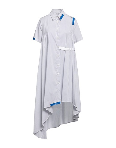 AGLINI Midi dress 72% Cotton, 24% Polyamide, 4% Elastane