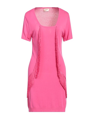 TOY G. Vestito corto Fucsia 72% Viscosa, 28% Poliammide