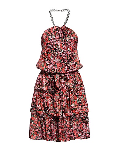 SHERRY BE Short dress Black 100% Viscose