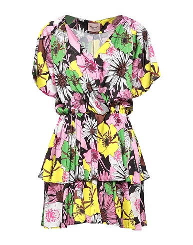 MARIUCCIA Short dress Pink 97% Cotton, 3% Elastane