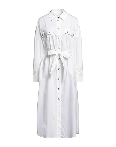 MANUEL RITZ Hemdkleid Weiß 100% Baumwolle
