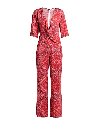 KONTATTO Jumpsuits and Dungarees Red 100% Viscose