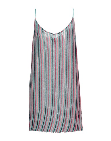 GAëLLE Paris Short dress Green 70% Viscose, 15% Polyester, 15% Metallic fiber